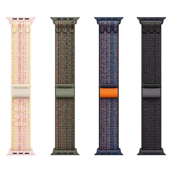 Ремешок Hoco WA25 Original series nylon strap (38/40/41mm) [Black-and-Blue]